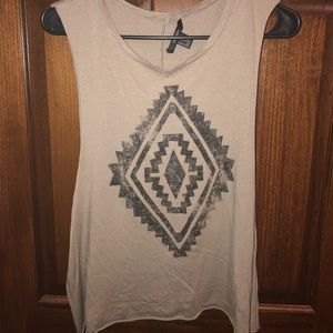 Forever 21 brown muscle tee